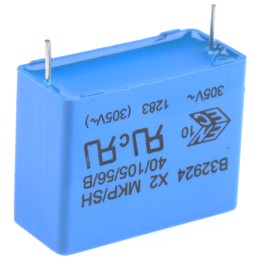 10 pcs - EPCOS B32924C Polypropylene Film Capacitor, 305V ac, ±10%, 2.2μF, Through Hole