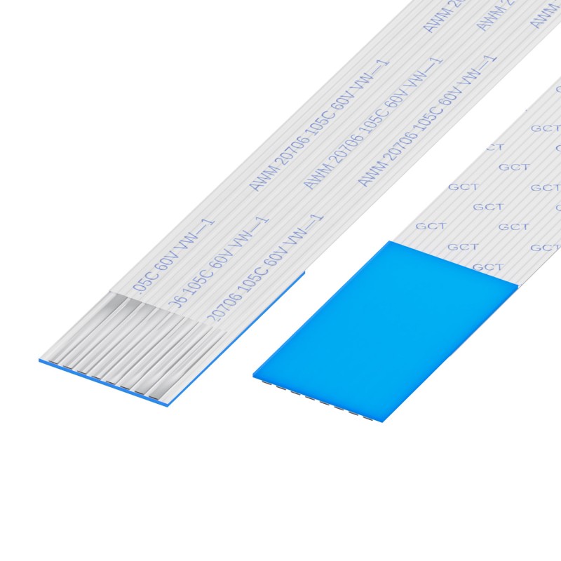 10 pcs : 10-08-D-0050-C-4-08-4-T - 1MM PITCH FFC, 8 CONTACTS, D TYP