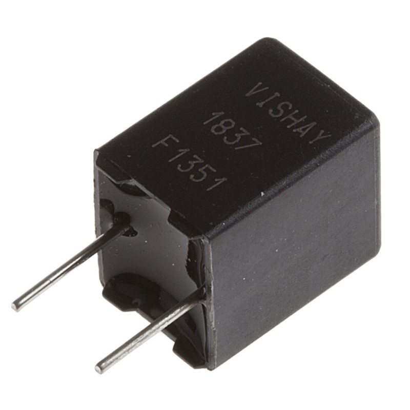 10 pcs - Vishay 100nF Polypropylene Capacitor PP 63 V ac, 100 V dc ±1% Tolerance Through Hole MKP 1837 Series