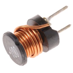 10 pcs - Wurth 10 μH ±20% Ferrite Radial Inductor, 2.6A Idc, 40mΩ Rdc, WE-TI