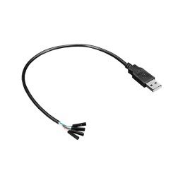 10 pcs : 4448 - CBL ASSY USB M-CB W/JUMPER 0.98'