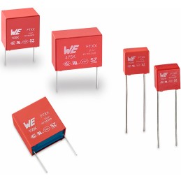 10 pcs - Wurth Elektronik WCAP-FTXX Metallised Polypropylene Film Capacitor, 310V ac, ±10%, 220nF