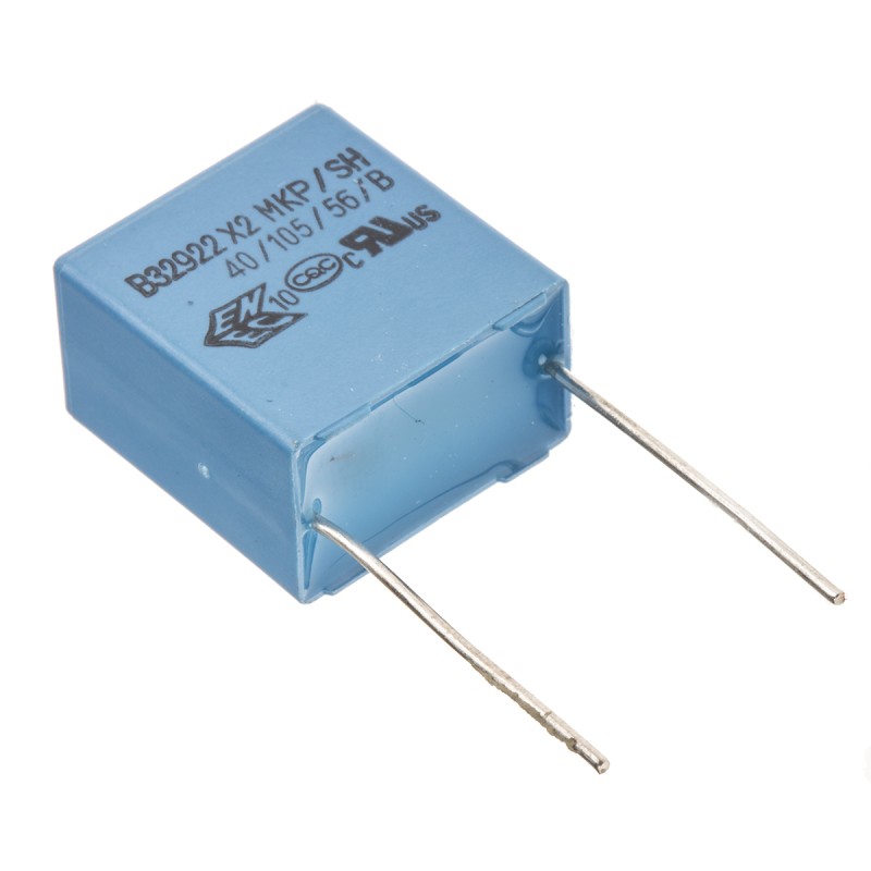 10 pcs - EPCOS B32922C Polypropylene Film Capacitor, 305V ac, ±20%, 680nF, Through Hole