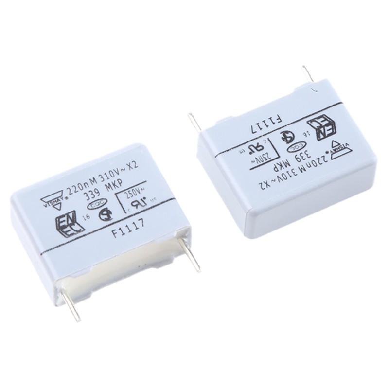 10 pcs - Vishay MKP 339 Polypropylene Film Capacitor, 310V ac, ±20%, 220nF, Through Hole