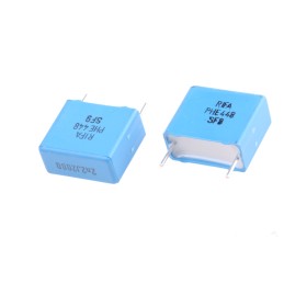 10 pcs - KEMET PHE448 Polypropylene Film Capacitor, 2 kV dc, 700 V ac, ±5%, 2.2nF, Through Hole