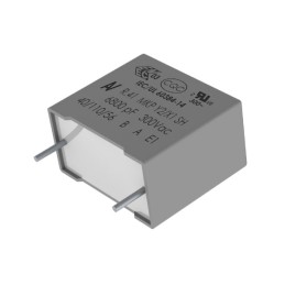10 pcs - KEMET R41-T Metallised Polypropylene Film Capacitor, 1.5 kV dc, 300 V ac, ±10%, 100nF, Through Hole