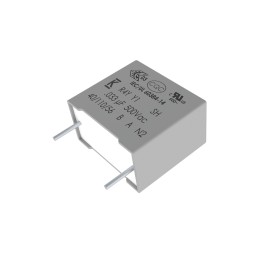 10 pcs - KEMET R4Y Polypropylene Film Film Capacitor, 500V dc, ±10%, 3.3nF, Through Hole