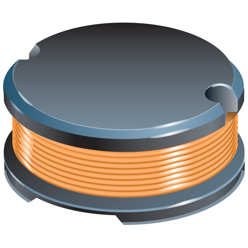 10 pcs - Bourns, SDR1006, 1006 Wire-wound SMD Inductor with a Ferrite Core, 6.8 μH ±20% Wire-Wound 3.4A Idc Q:33