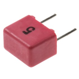 10 pcs - WIMA FKP2 Polypropylene Film Capacitor, 40 V ac, 63 V dc, ±5%, 4.7nF, Through Hole