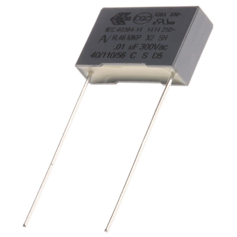 10 pcs - KEMET R46 Metallised Polypropylene Film Capacitor, 310V ac, ±10%, 10nF, Through Hole