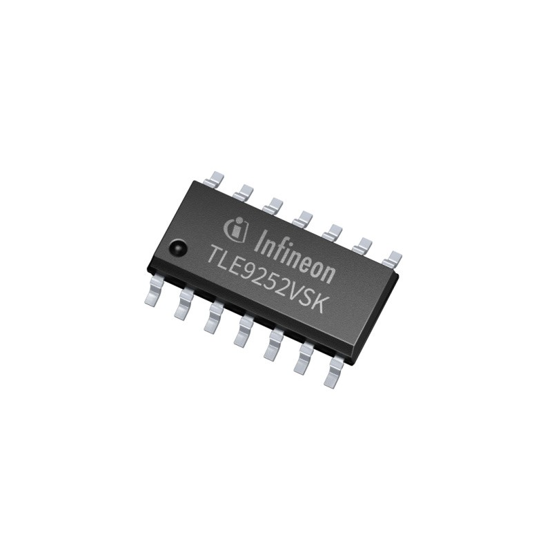 10 pcs : TLE9252VSKXUMA1 - IC TRANSCEIVER HALF 1/1 DSO-14