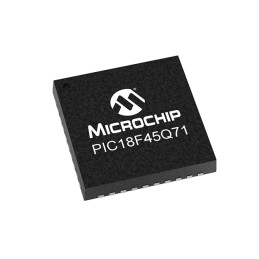 10 pcs : PIC18F45Q71-E/PT - 32KB FLASH, 2KB RAM, 2X OPA, 12-