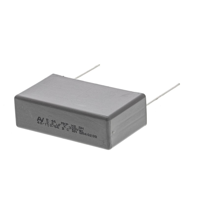 10 pcs - KEMET R46 Polypropylene Film Capacitor, 310V ac, ±10%, 2.2μF, Through Hole