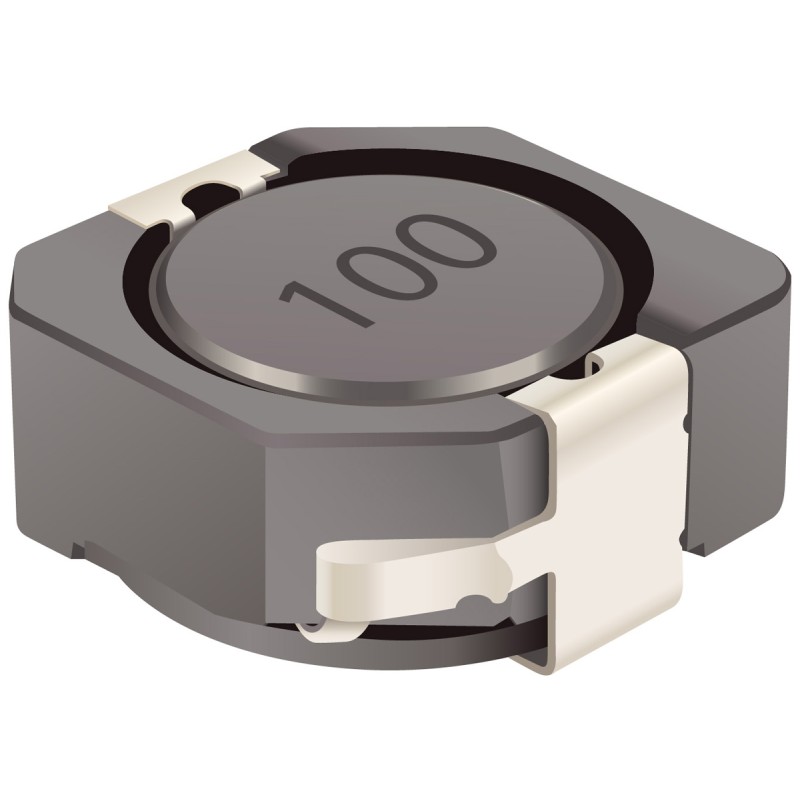 10 pcs - Bourns, SRR1050A Shielded Wire-wound SMD Inductor with a Ferrite Core, 6.8 μH ±30% Shielded 5.4A Idc Q:65