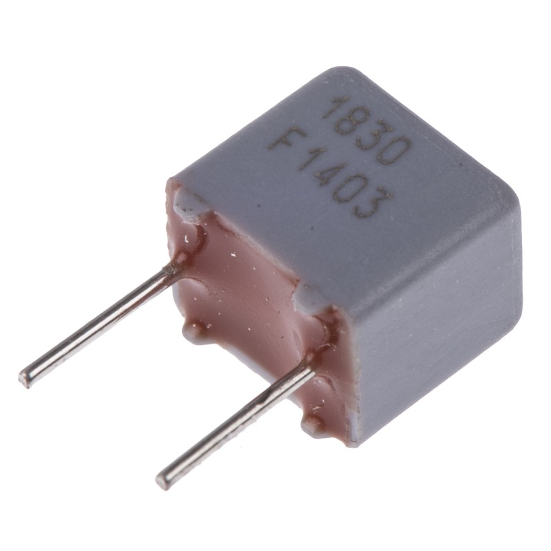10 pcs - Vishay KP 1830 Polypropylene Film Capacitor, 40 V ac, 630 V dc, ±1%, 3.3nF, Through Hole