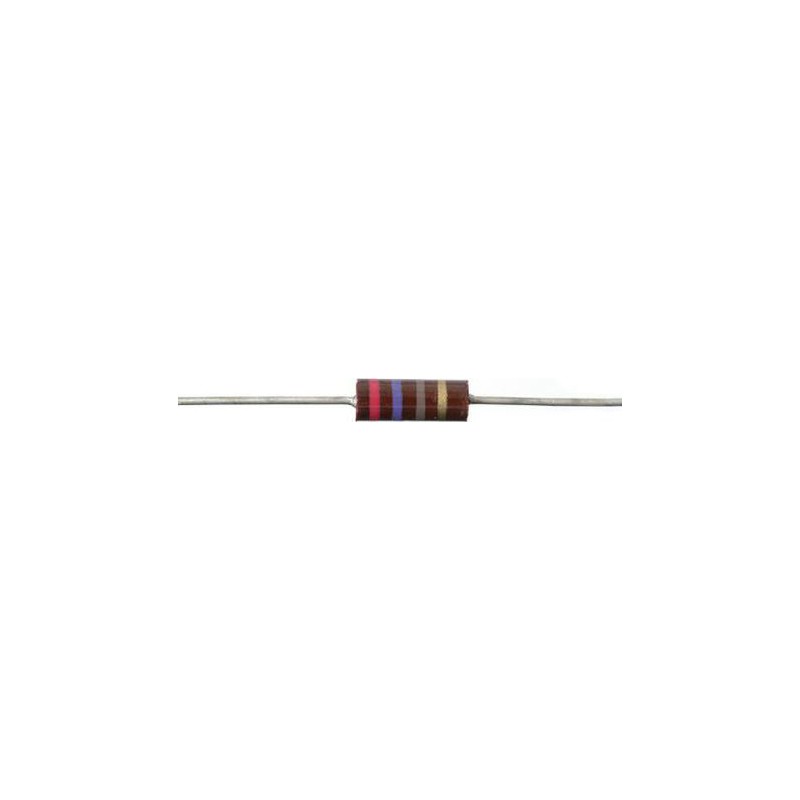 10 pcs - TE Connectivity 4.7kΩ Carbon Composition Resistor 0.5W ±5% CBT50J4K7