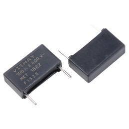 10 pcs - Vishay MKT 1822 Polyester Film Capacitor, 200 V ac, 400 V dc, ±10%, 100nF, Through Hole