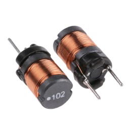 10 pcs - Wurth 1 mH ±10% Ferrite Radial Inductor, 420mA Idc, 2.5Ω Rdc, WE-TI