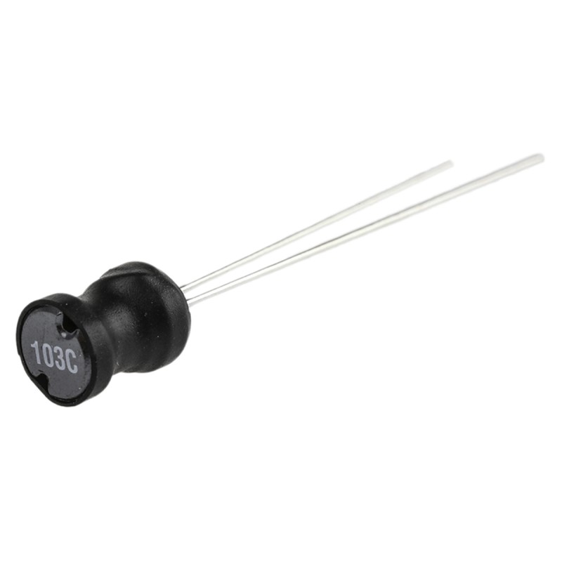 10 pcs - Murata 10 μH ±10% Radial Inductor, Max SRF:21.2MHz, Q:65, 1.62A Idc, 50mΩ Rdc, 2200R