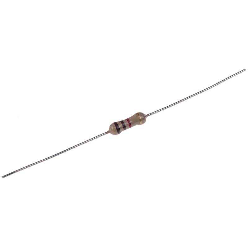 10 pcs - TE Connectivity 1.1kΩ Carbon Film Resistor 0.5W ±5% CFR50J1K1