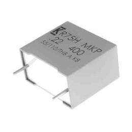 10 pcs - KEMET R75 Polypropylene Capacitor PP, 630V dc, 5%, 68nF, Through Hole
