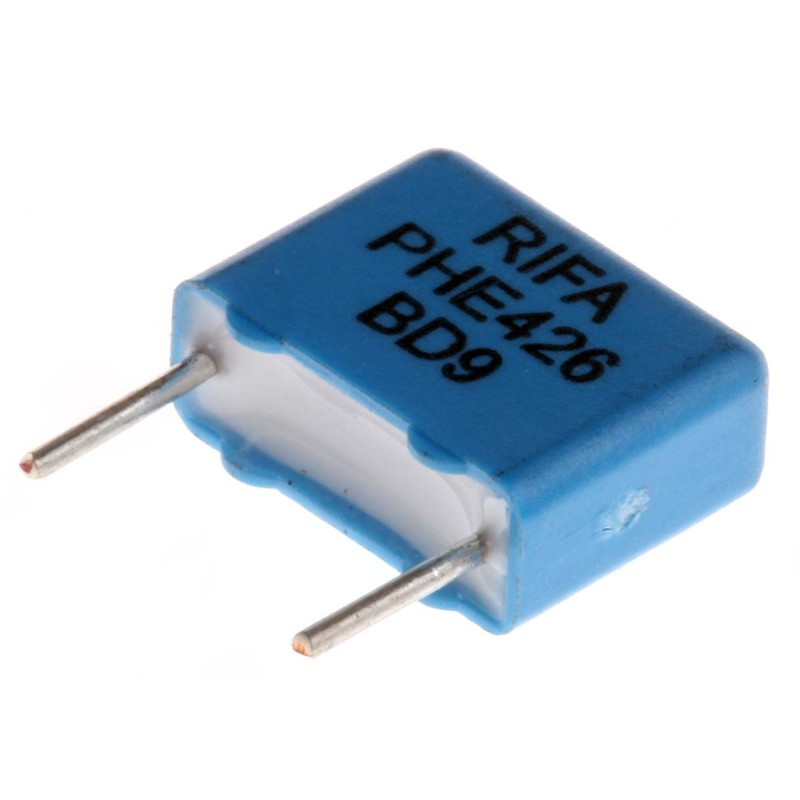 10 pcs - KEMET PHE426 Metallised Polypropylene Film Capacitor, 160 V ac, 250 V dc, ±5%, 47nF, Through Hole