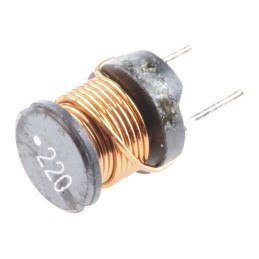 10 pcs - Wurth 22 μH ±10% Ferrite Radial Inductor, 2.3A Idc, 55mΩ Rdc, WE-TI