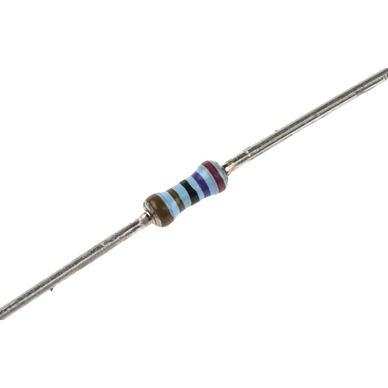 100 pcs - Vishay 2.7kΩ Thin Film Resistor 0.4W ±1% MBA02040C2701FC100