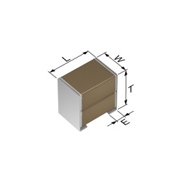 2 pcs - TDK 47μF Multilayer Ceramic Capacitor MLCC, 16V dc V, ±20% , SMD