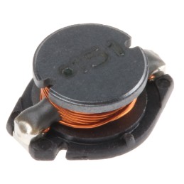 2 pcs - Wurth, WE-PD4 Unshielded Wire-wound SMD Inductor with a Ferrite Core, 150 μH ±10% Wire-Wound 1A Idc