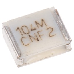 2 pcs - KEMET F161 Polyester Film Capacitor, 40 V ac, 63 V dc, ±20%, 100nF, Surface Mount