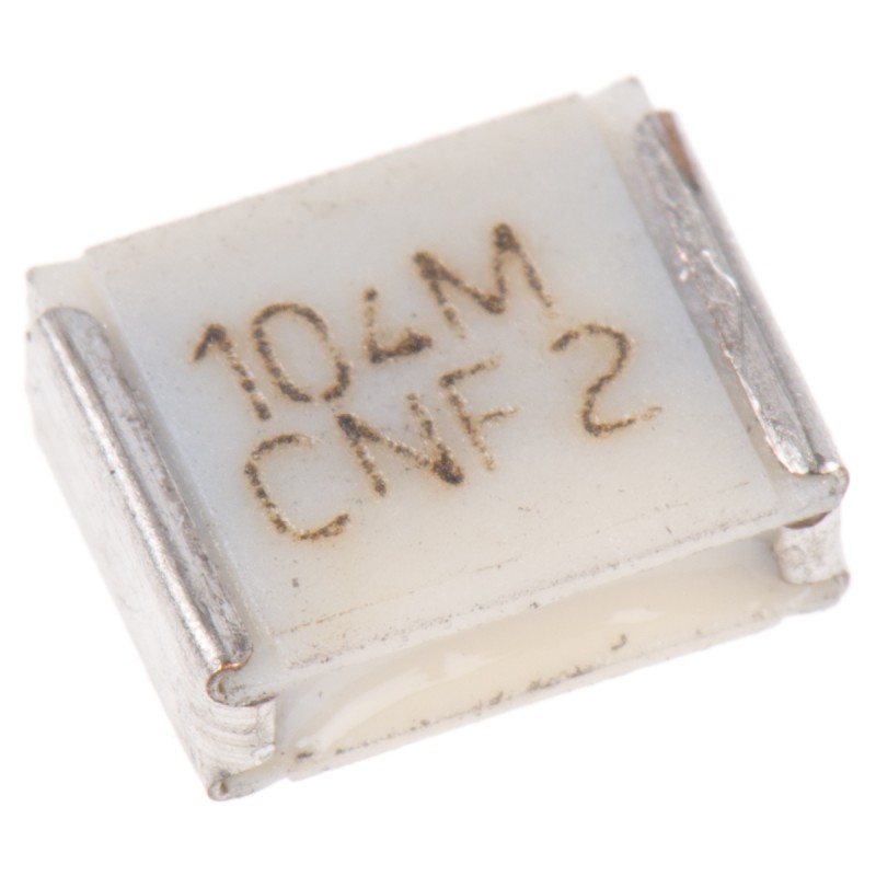 2 pcs - KEMET F161 Polyester Film Capacitor, 40 V ac, 63 V dc, ±20%, 100nF, Surface Mount