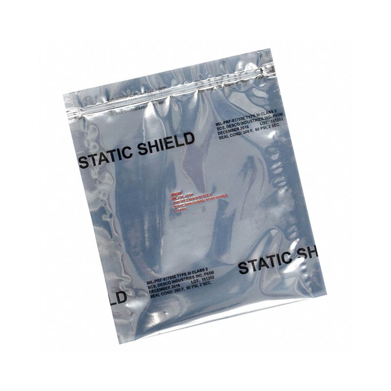 10 pcs : 817Z23 - BAG STATIC SHIELD METAL IN 2'X3'