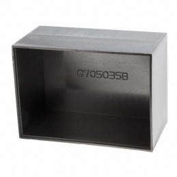 10 pcs : PB-1565 - BOX ABS BLACK 2.708'L X 1.914'W