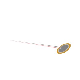 10 pcs : AB1070B-LW150-R - PIEZO 10MM 7000HZ 10NF 30VP-P
