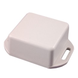 10 pcs : 1551PFLGY - BOX ABS GRAY 1.58'L X 1.58'W