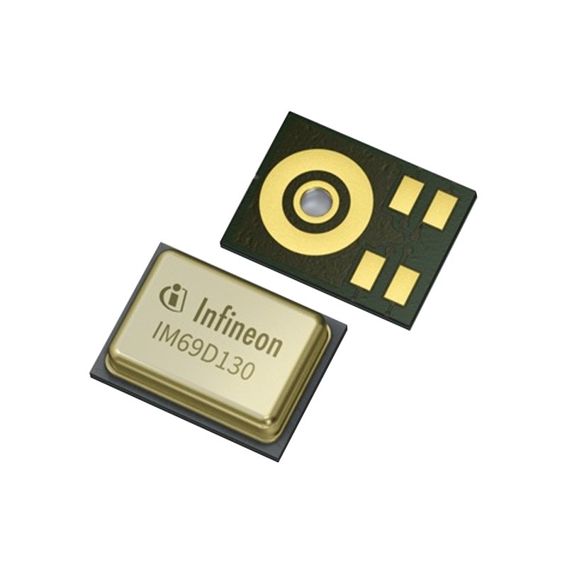 10 pcs : IM69D130V01XTSA1 - MIC MEMS DIGITAL PDM OMNI -36DB