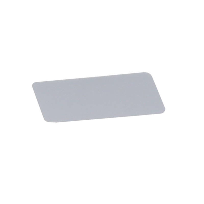 10 pcs : MP-254127-10-8A - LABEL METAL POLY 25.4X12.7MM