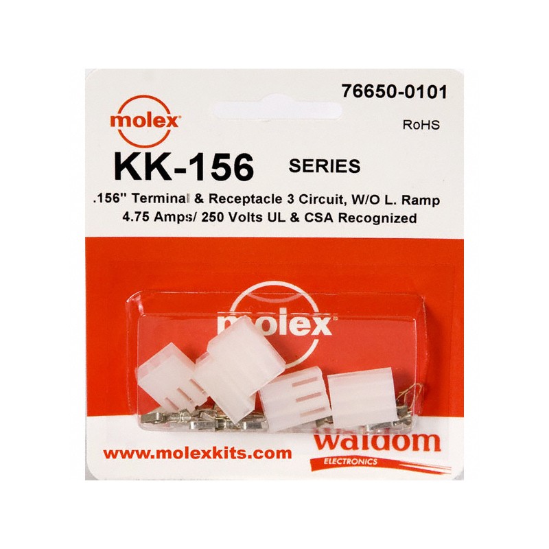 10 pcs : 0766500102 - KIT .156 KK SERIES 4 CIRC RAMP
