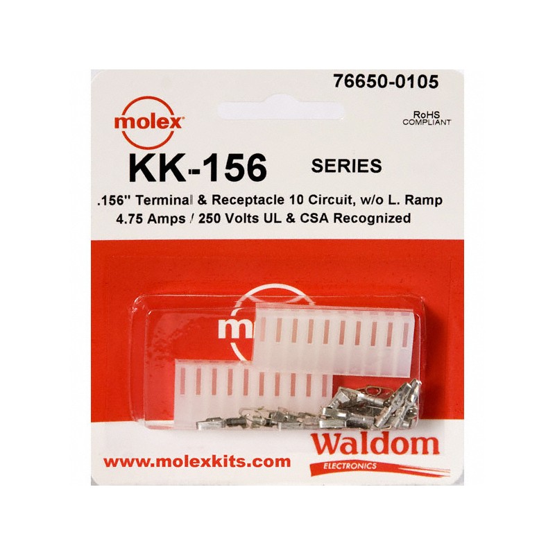 10 pcs : 0766500105 - KIT .156 KK SERIES 10 CIRC