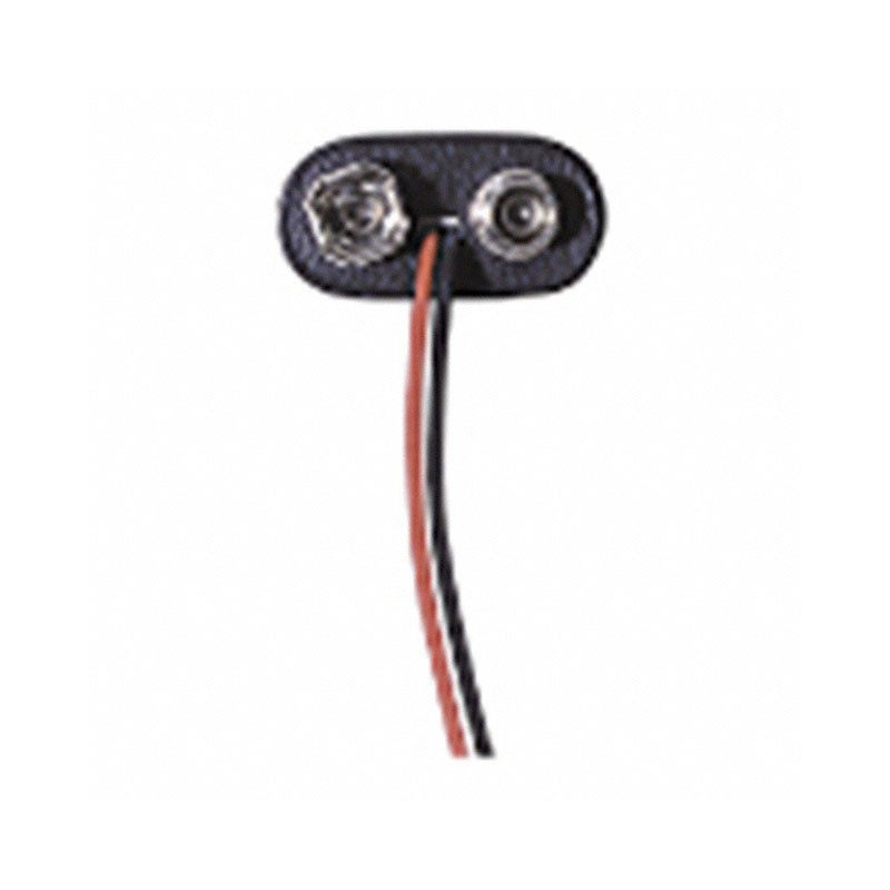 10 pcs : BS6T-HD - BATT CONN SNAP 9V 1 CELL 6' LEAD
