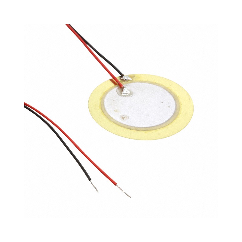 10 pcs : AB2025B-LW100-R - BUZZER ELEMENT STD 2.5KHZ 20MM