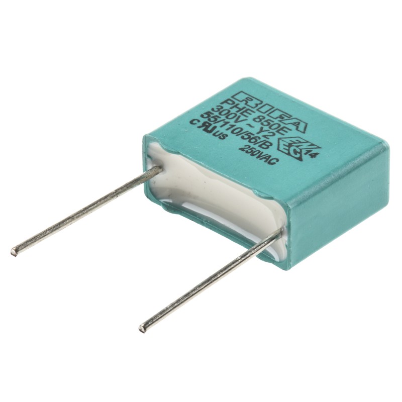 25 pcs - KEMET PHE850 Metallised Polypropylene Film Capacitor, 1.25 kV dc, 300 V ac, ±20%, 22nF, Through Hole