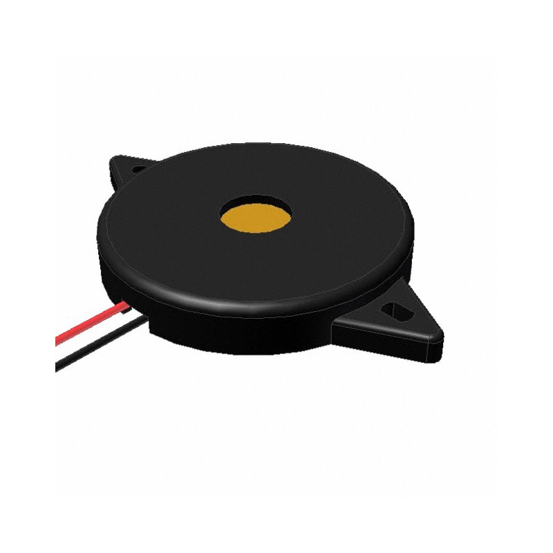 10 pcs : AT-3045-TF-LW110-R - BUZZER PIEZO 10V 30MM FLANGE