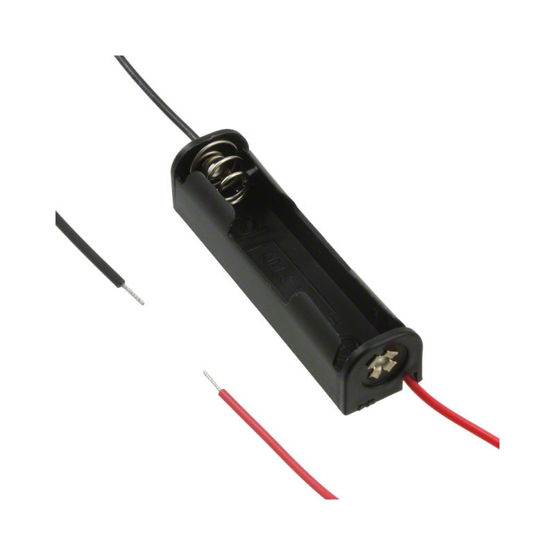10 pcs : 2467 - BATT HOLDER AAA 1 CELL 6' LEADS