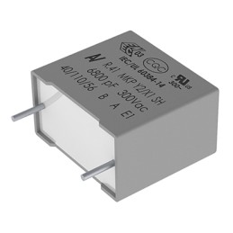 25 pcs - KEMET R41 Metallised Polypropylene Film Capacitor, 1 kV dc, 300 V ac, ±20%, 22nF, Through Hole
