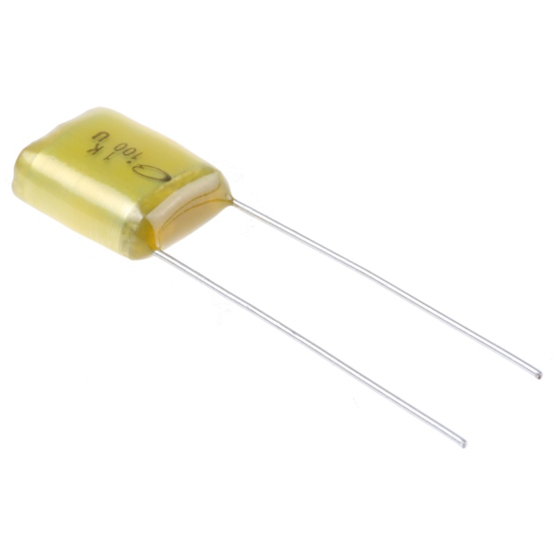 25 pcs - Nichicon YX Polyester Film Capacitor, 100V dc, ±10%, 100nF, Radial