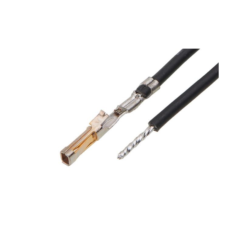 10 pcs : 2196811122 - SL F-S 150MM 24 AWG LEAD BK SN