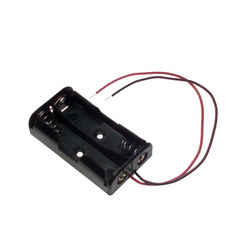 10 pcs : 2463 - BATT HOLDER AA 2 CELL 6' LEADS