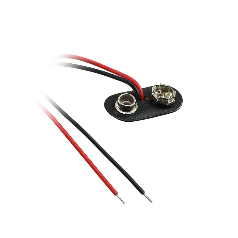 10 pcs : BS4T-HD - BATT CONN SNAP 9V 1 CEL 4' LEADS